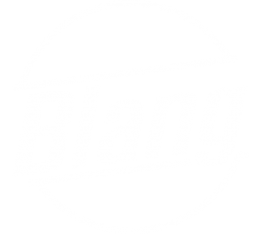 Blang records white logo